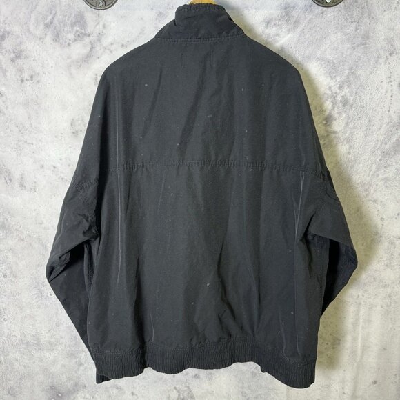 Vintage Air Jordon Nike Jacket Mens XL Black 1/4 Zip Basketball - Picture 2 of 12